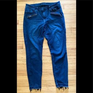 ROCK & REPUBLIC high rise cropped skinny jeans